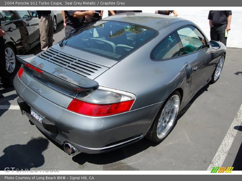 Seal Grey Metallic / Graphite Grey 2004 Porsche 911 Turbo Coupe