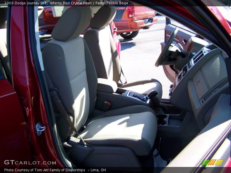 Inferno Red Crystal Pearl / Pastel Pebble Beige 2009 Dodge Journey SXT