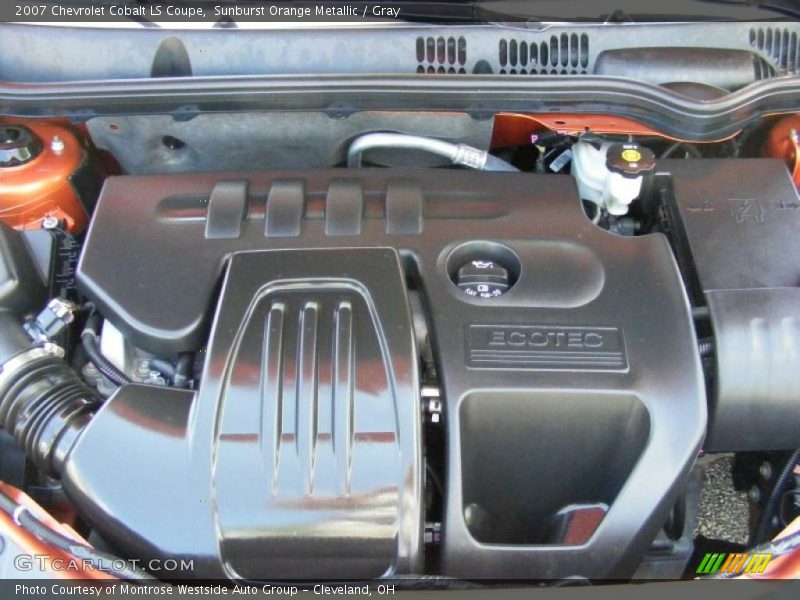 Sunburst Orange Metallic / Gray 2007 Chevrolet Cobalt LS Coupe