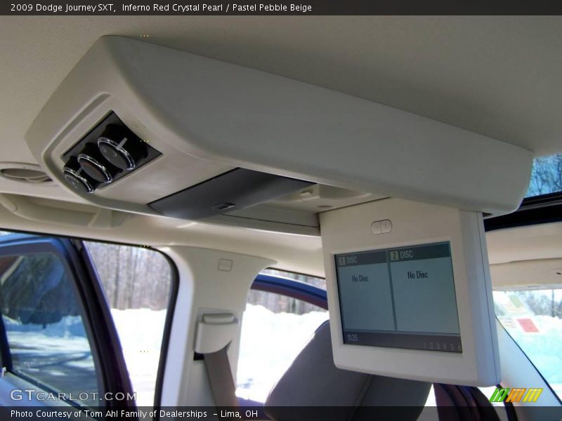Inferno Red Crystal Pearl / Pastel Pebble Beige 2009 Dodge Journey SXT
