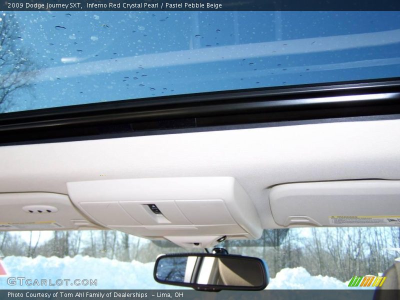 Inferno Red Crystal Pearl / Pastel Pebble Beige 2009 Dodge Journey SXT