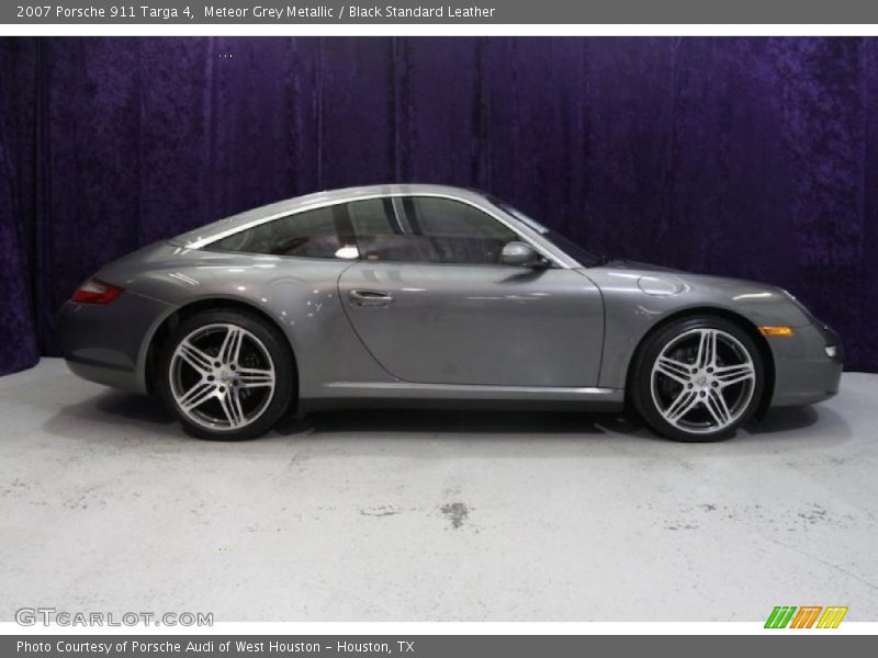 Meteor Grey Metallic / Black Standard Leather 2007 Porsche 911 Targa 4