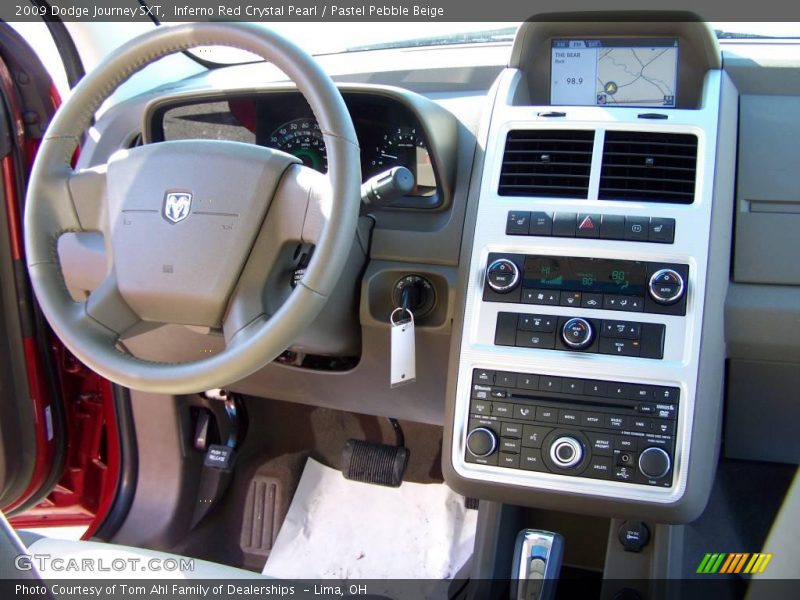 Inferno Red Crystal Pearl / Pastel Pebble Beige 2009 Dodge Journey SXT