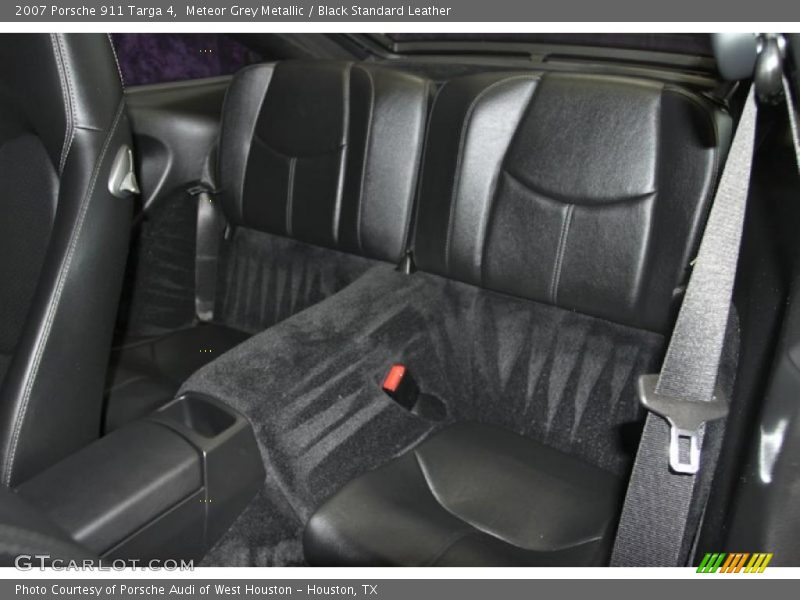 Meteor Grey Metallic / Black Standard Leather 2007 Porsche 911 Targa 4
