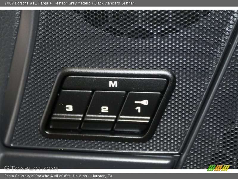 Meteor Grey Metallic / Black Standard Leather 2007 Porsche 911 Targa 4