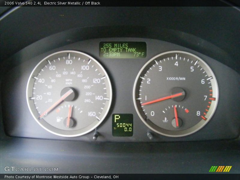 Electric Silver Metallic / Off Black 2006 Volvo S40 2.4i