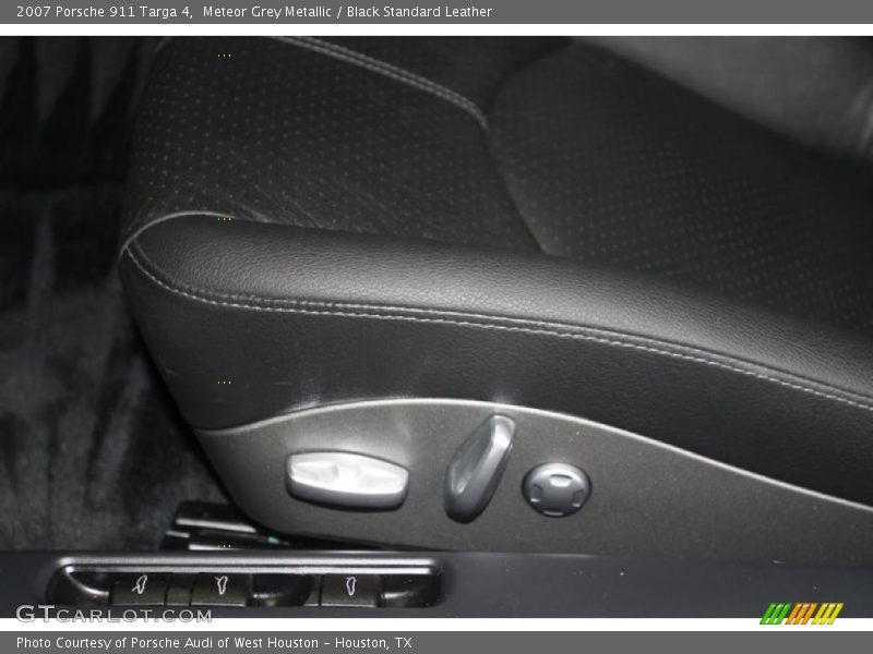 Meteor Grey Metallic / Black Standard Leather 2007 Porsche 911 Targa 4