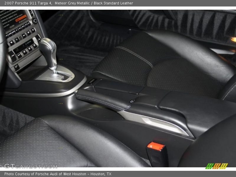 Meteor Grey Metallic / Black Standard Leather 2007 Porsche 911 Targa 4