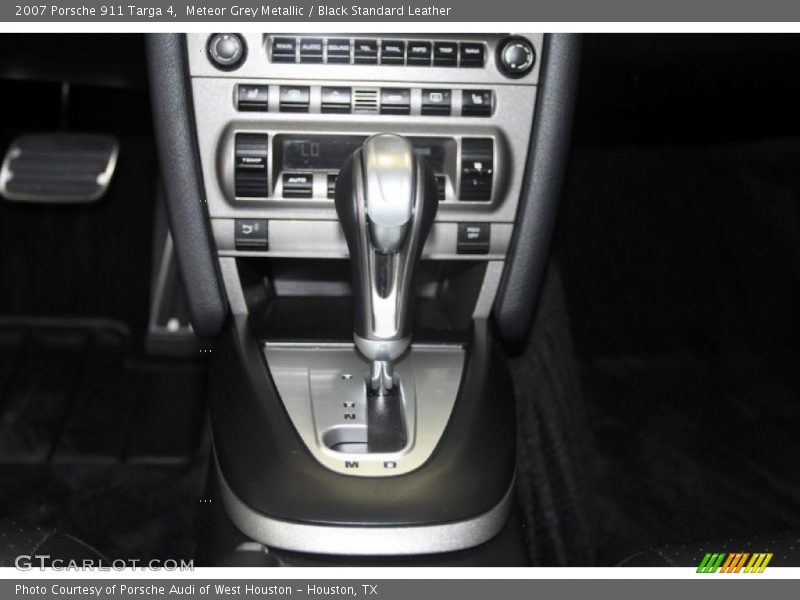 Meteor Grey Metallic / Black Standard Leather 2007 Porsche 911 Targa 4