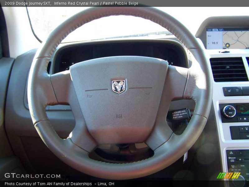 Inferno Red Crystal Pearl / Pastel Pebble Beige 2009 Dodge Journey SXT