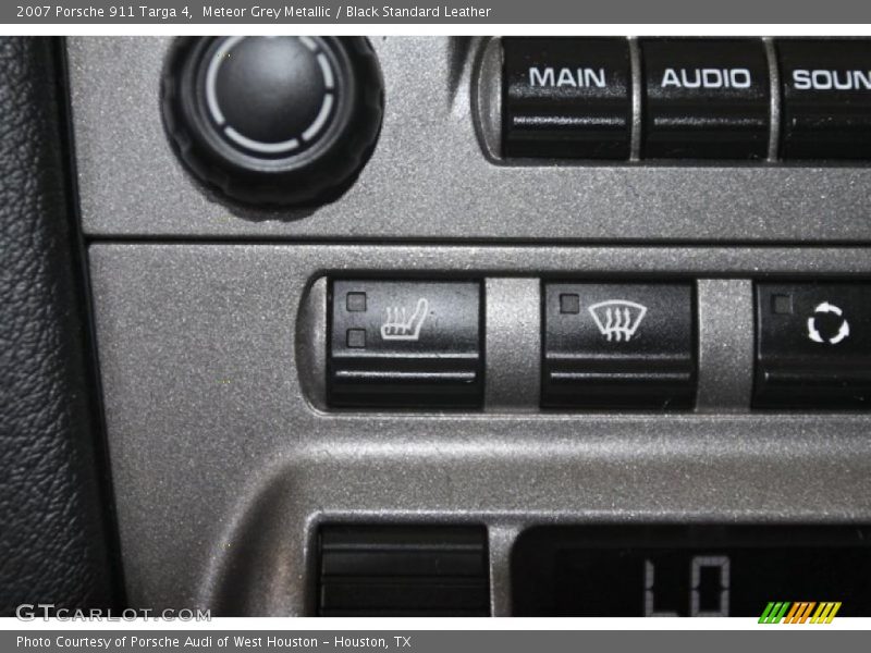 Meteor Grey Metallic / Black Standard Leather 2007 Porsche 911 Targa 4