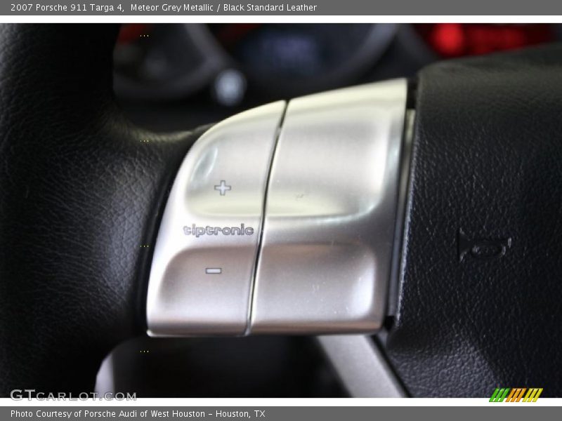 Meteor Grey Metallic / Black Standard Leather 2007 Porsche 911 Targa 4