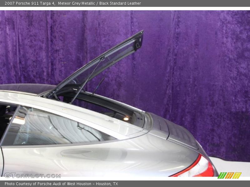 Meteor Grey Metallic / Black Standard Leather 2007 Porsche 911 Targa 4