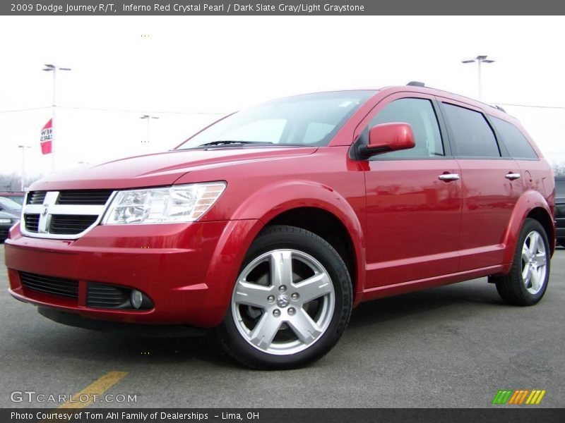 Inferno Red Crystal Pearl / Dark Slate Gray/Light Graystone 2009 Dodge Journey R/T