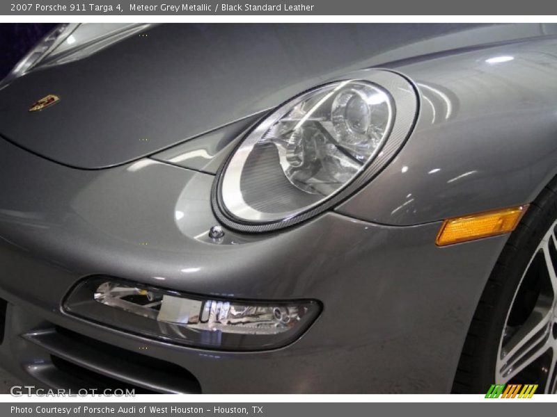 Meteor Grey Metallic / Black Standard Leather 2007 Porsche 911 Targa 4