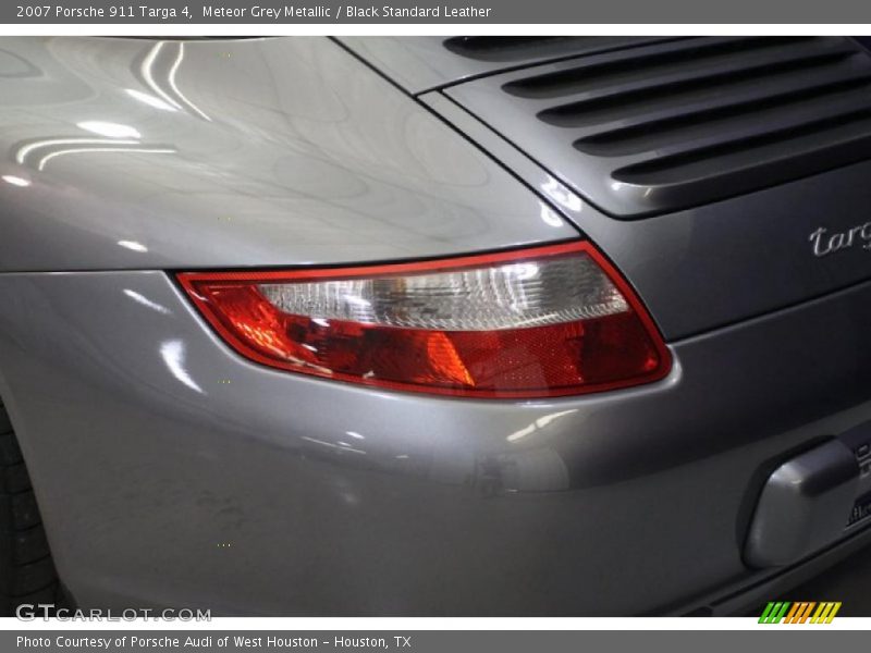 Meteor Grey Metallic / Black Standard Leather 2007 Porsche 911 Targa 4