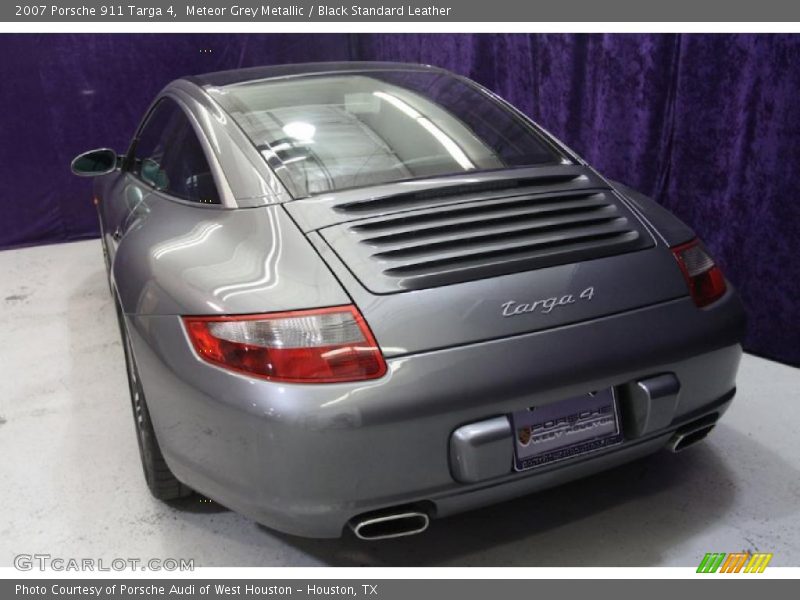 Meteor Grey Metallic / Black Standard Leather 2007 Porsche 911 Targa 4