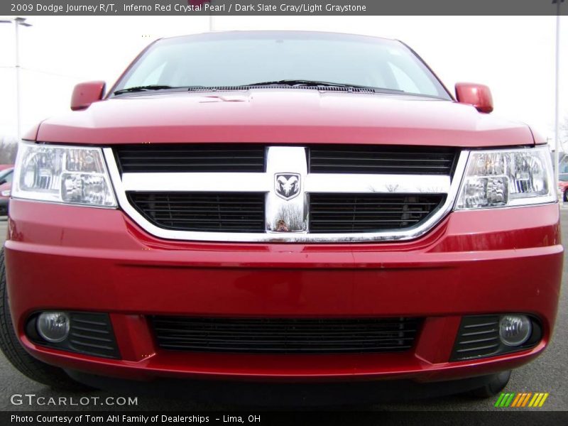 Inferno Red Crystal Pearl / Dark Slate Gray/Light Graystone 2009 Dodge Journey R/T