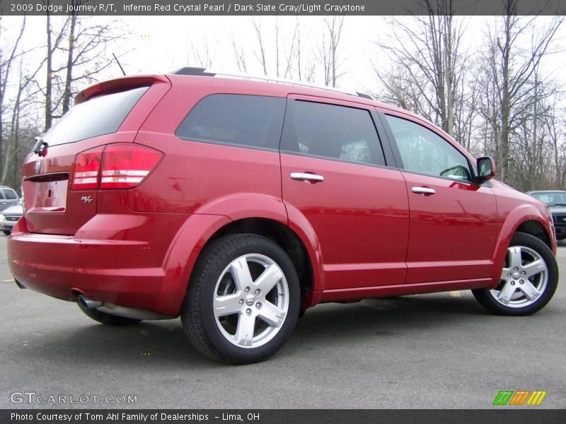 Inferno Red Crystal Pearl / Dark Slate Gray/Light Graystone 2009 Dodge Journey R/T