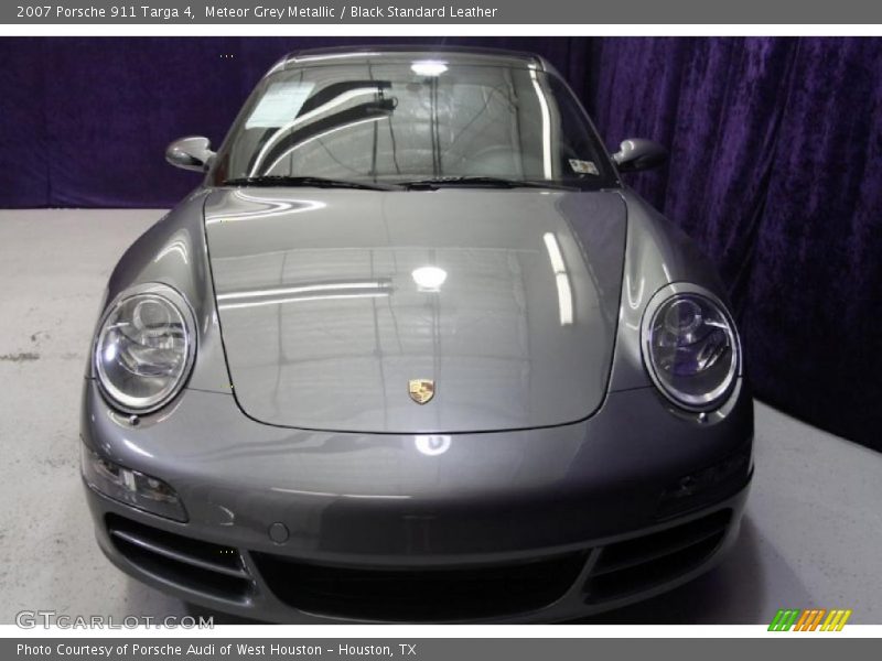 Meteor Grey Metallic / Black Standard Leather 2007 Porsche 911 Targa 4