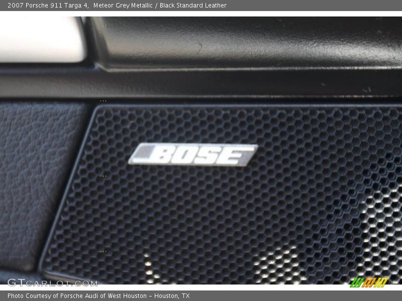 Meteor Grey Metallic / Black Standard Leather 2007 Porsche 911 Targa 4