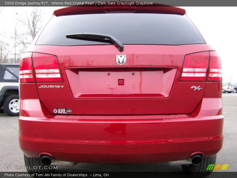 Inferno Red Crystal Pearl / Dark Slate Gray/Light Graystone 2009 Dodge Journey R/T