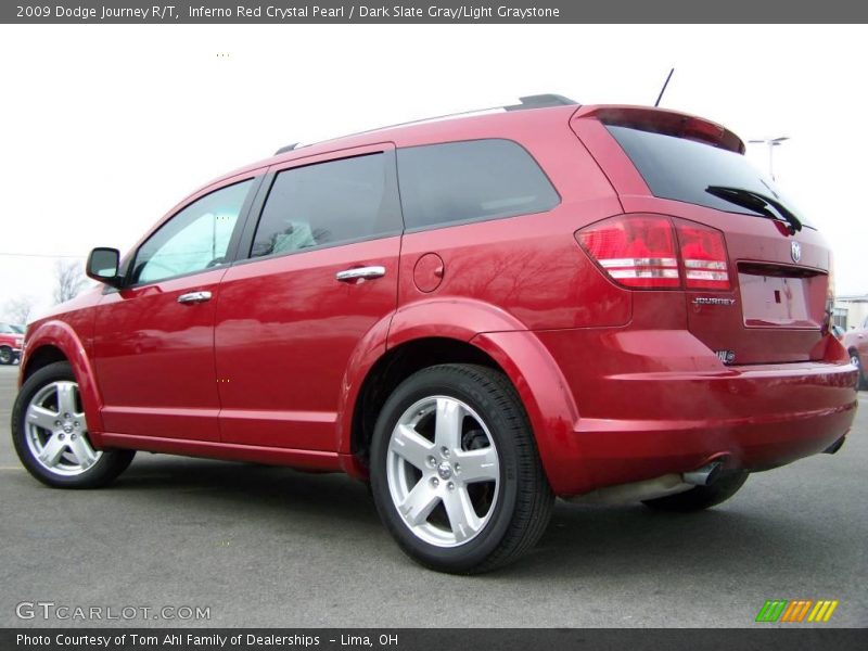 Inferno Red Crystal Pearl / Dark Slate Gray/Light Graystone 2009 Dodge Journey R/T