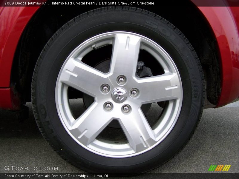 Inferno Red Crystal Pearl / Dark Slate Gray/Light Graystone 2009 Dodge Journey R/T