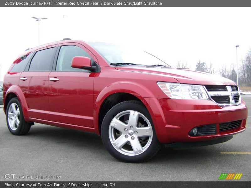Inferno Red Crystal Pearl / Dark Slate Gray/Light Graystone 2009 Dodge Journey R/T