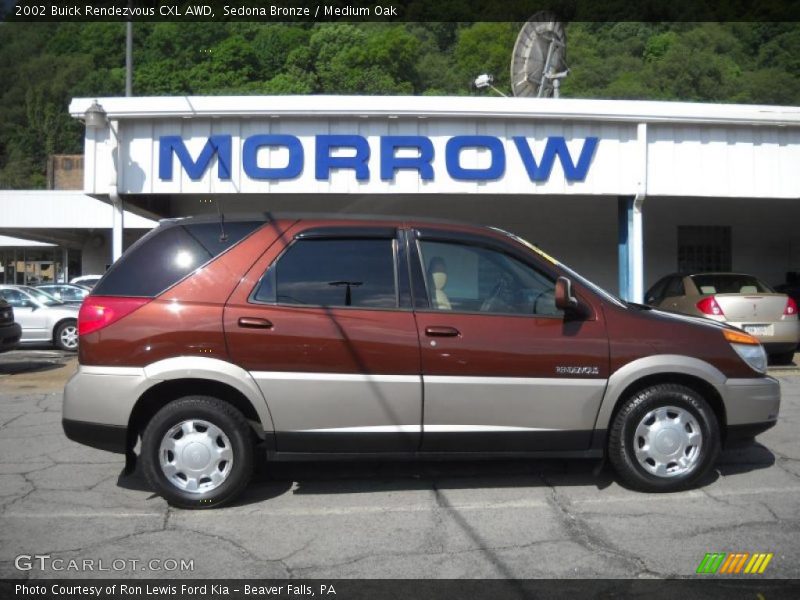 Sedona Bronze / Medium Oak 2002 Buick Rendezvous CXL AWD