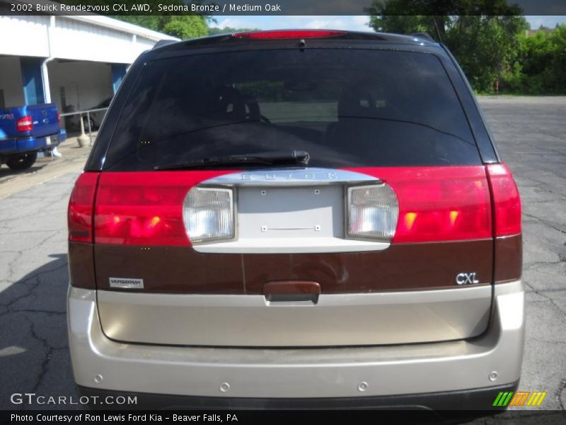 Sedona Bronze / Medium Oak 2002 Buick Rendezvous CXL AWD