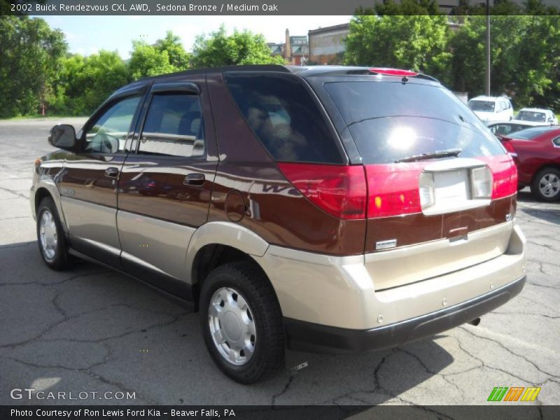 Sedona Bronze / Medium Oak 2002 Buick Rendezvous CXL AWD