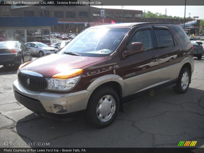 Sedona Bronze / Medium Oak 2002 Buick Rendezvous CXL AWD
