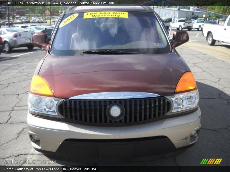 Sedona Bronze / Medium Oak 2002 Buick Rendezvous CXL AWD