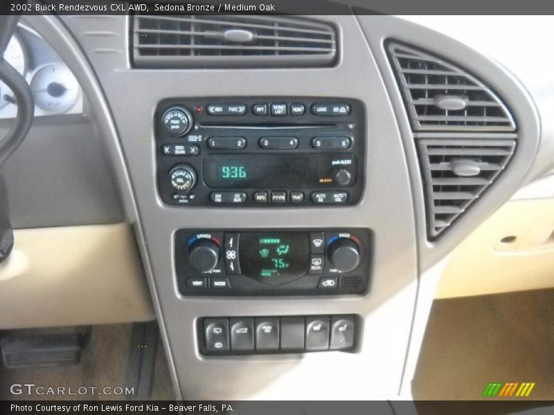 Sedona Bronze / Medium Oak 2002 Buick Rendezvous CXL AWD