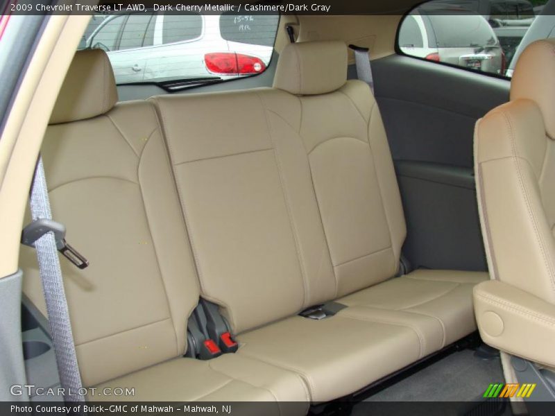 Dark Cherry Metallic / Cashmere/Dark Gray 2009 Chevrolet Traverse LT AWD