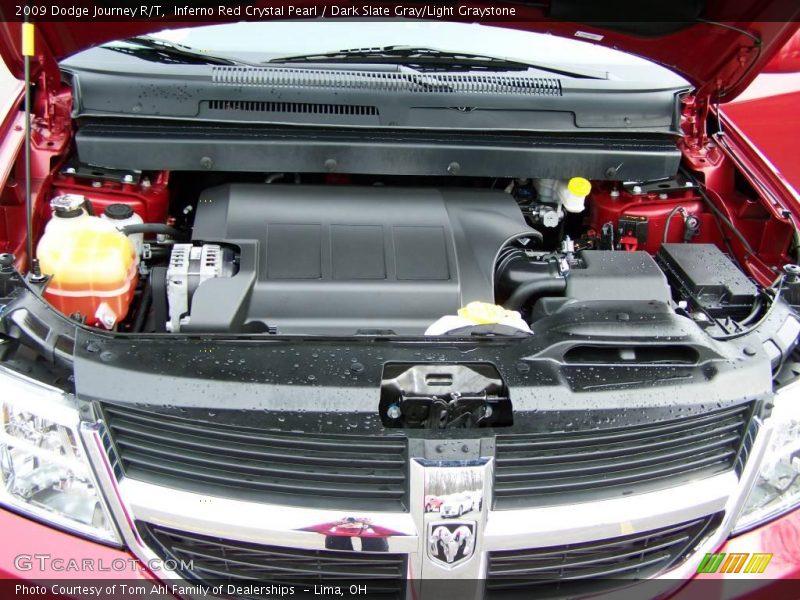 Inferno Red Crystal Pearl / Dark Slate Gray/Light Graystone 2009 Dodge Journey R/T