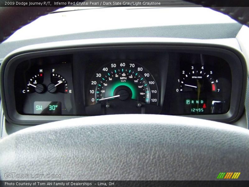 Inferno Red Crystal Pearl / Dark Slate Gray/Light Graystone 2009 Dodge Journey R/T
