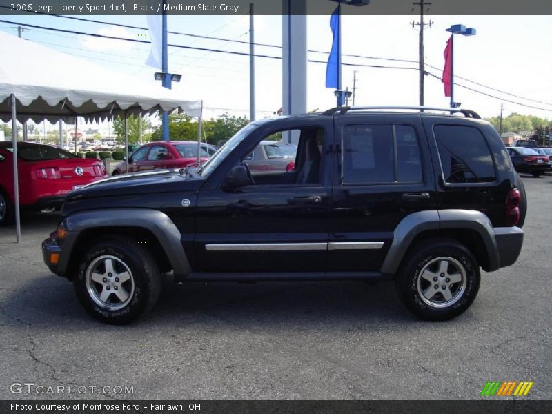 Black / Medium Slate Gray 2006 Jeep Liberty Sport 4x4