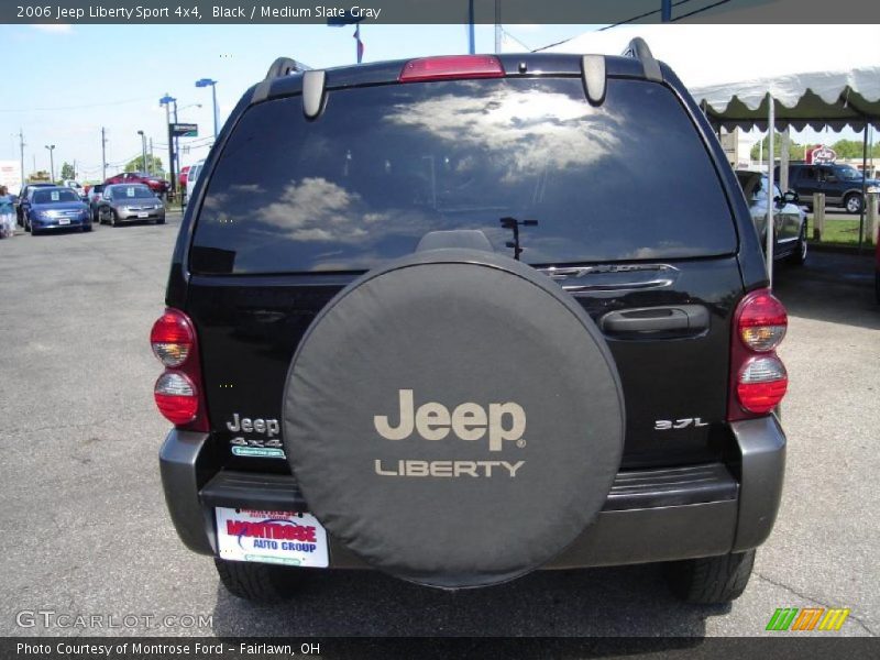 Black / Medium Slate Gray 2006 Jeep Liberty Sport 4x4