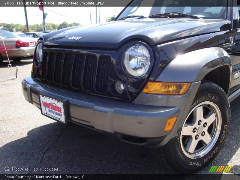 Black / Medium Slate Gray 2006 Jeep Liberty Sport 4x4