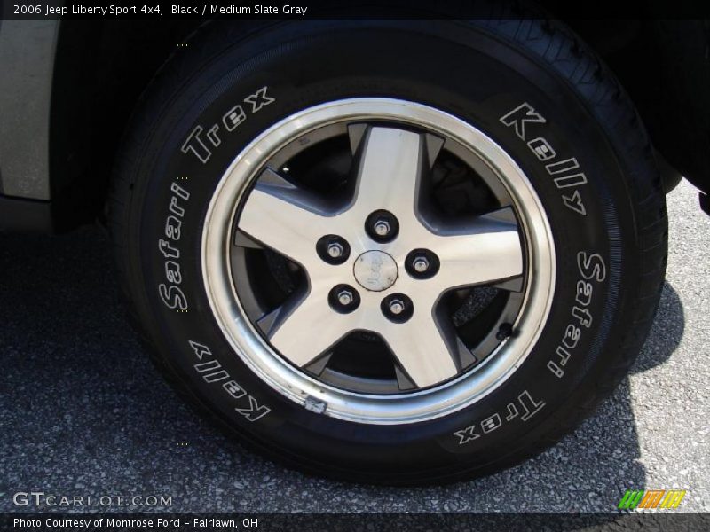 Black / Medium Slate Gray 2006 Jeep Liberty Sport 4x4