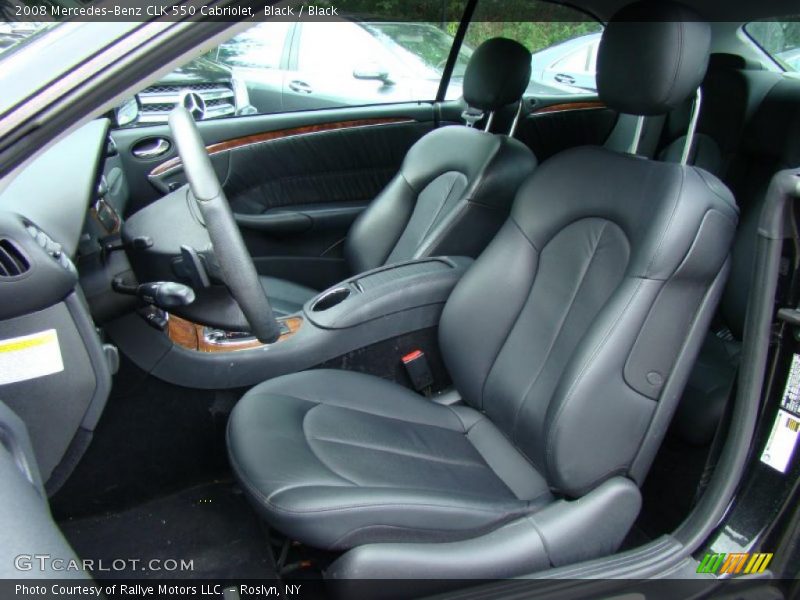 Black / Black 2008 Mercedes-Benz CLK 550 Cabriolet