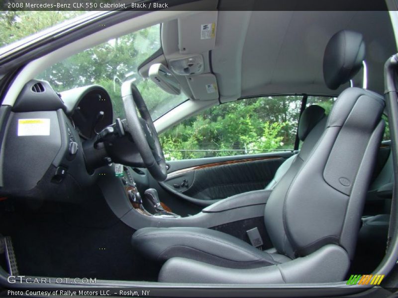 Black / Black 2008 Mercedes-Benz CLK 550 Cabriolet