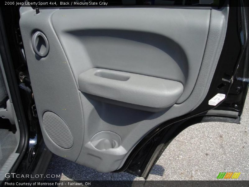 Black / Medium Slate Gray 2006 Jeep Liberty Sport 4x4
