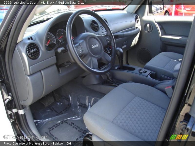 Black / Medium Slate Gray 2006 Jeep Liberty Sport 4x4