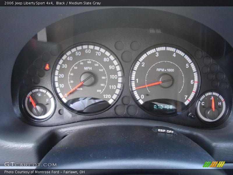 Black / Medium Slate Gray 2006 Jeep Liberty Sport 4x4