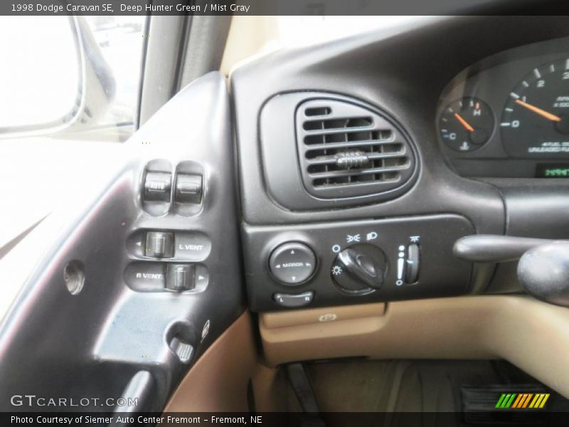 Deep Hunter Green / Mist Gray 1998 Dodge Caravan SE