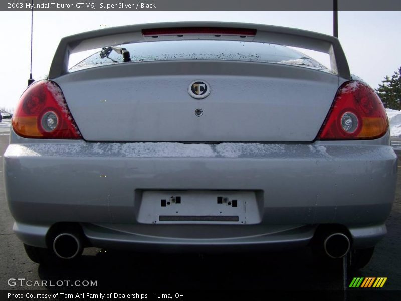 Super Silver / Black 2003 Hyundai Tiburon GT V6