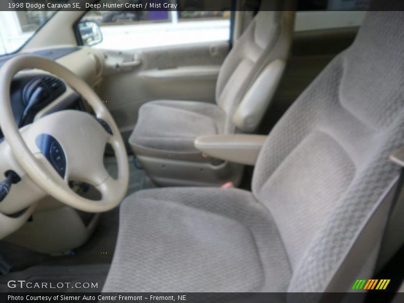 Deep Hunter Green / Mist Gray 1998 Dodge Caravan SE